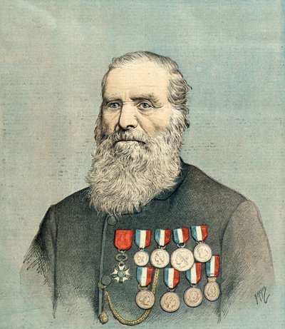 Portrait of Louis Joseph Andre Delacour, Knight of the Legion of Honor in 1897 by Henri Meyer