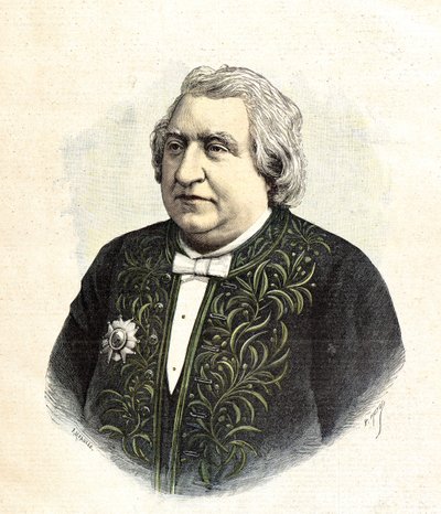 Portrait of Ernest Renan by Henri Meyer