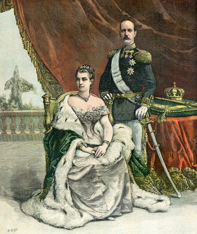Portrait of King George I of Greece by Henri Meyer