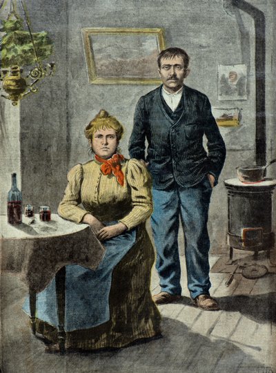 The Assassin Xavier Ange Carrara and His Wife Louise by Henri Meyer