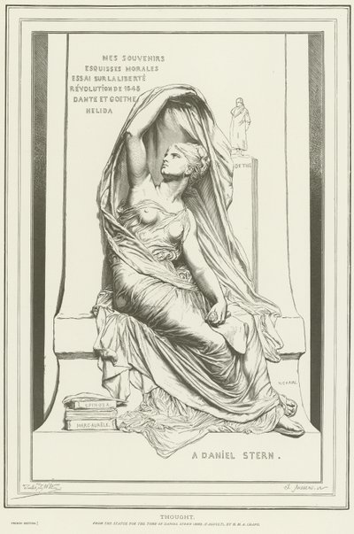 Allegory of Thought by Henri Michel Antoine Chapu