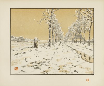 From Swan Island [The Thirty-six Views of the Eiffel Tower] by Henri Rivière