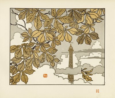 Frontispiece [The Thirty-Six Views of the Eiffel Tower] by Henri Rivière