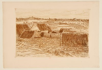 [The Hamlet on the Île de Bréhat] by Henri Rivière