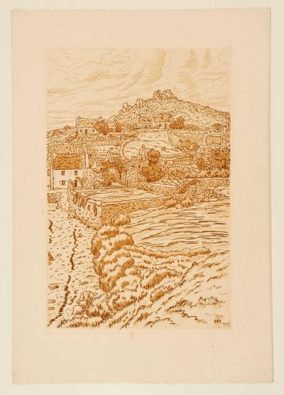 [Breton Village] by Henri Rivière