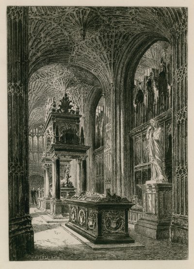 Interior of Westminster Abbey by Henri Toussaint