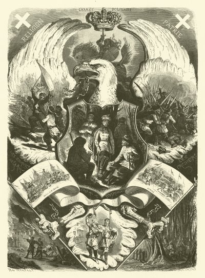 Soldiers and Uniforms of the Polish Army During the Uprising of 1863-1864 Against Russian Rule by Henri de (after) Montaut