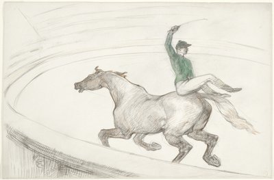 At the Circus: Jockey by Henri de Toulouse Lautrec