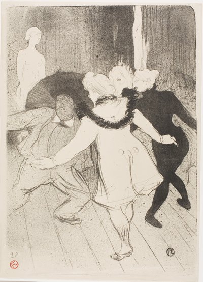 At the Folies-Bergère: The Modesty of Monsieur Prudhomme by Henri de Toulouse-Lautrec