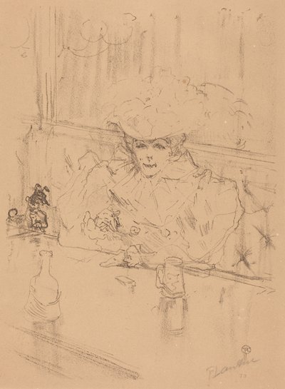 At the Hanneton by Henri de Toulouse-Lautrec