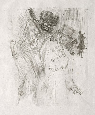 Au pied du Sinai: Arrestation de Schlomé Fuss by Henri de Toulouse-Lautrec