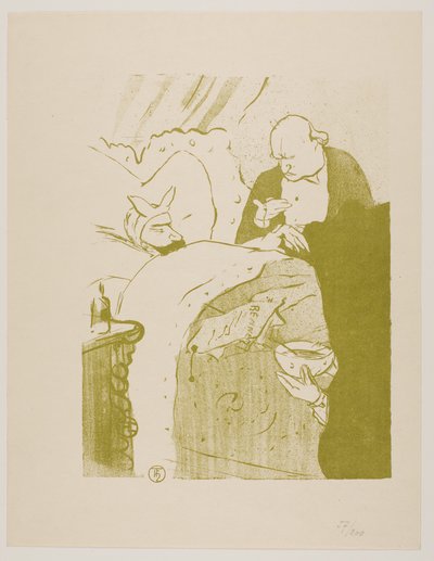 Carnot is Sick! by Henri de Toulouse-Lautrec