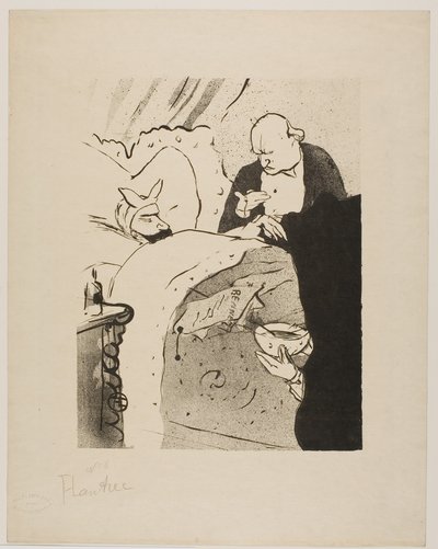 Carnot is Sick! by Henri de Toulouse-Lautrec