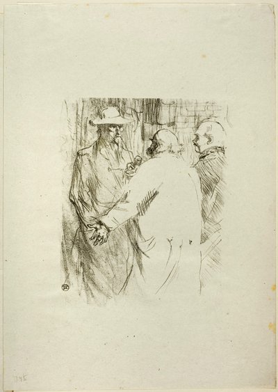 Clemenceau in Busk, from At the Foot of Sinai by Henri de Toulouse-Lautrec