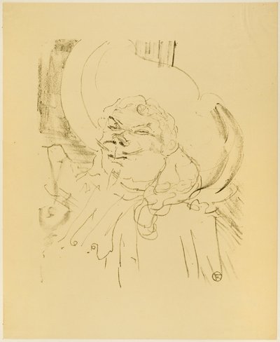Coquelin the Elder, from Treize Lithographies by Henri de Toulouse-Lautrec
