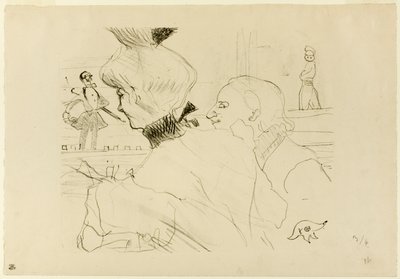 Couple at a Café-Concert by Henri de Toulouse-Lautrec