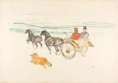 Double Harness by Henri de Toulouse-Lautrec