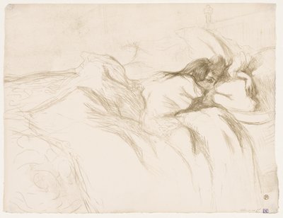 Elles: Woman Sleeping by Henri de Toulouse-Lautrec