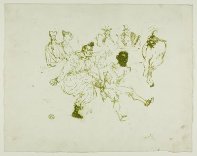 Footit and Chocolat by Henri de Toulouse-Lautrec