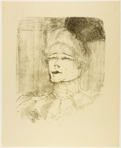Jeanne Granier, from Thirteen Lithographs by Henri de Toulouse-Lautrec