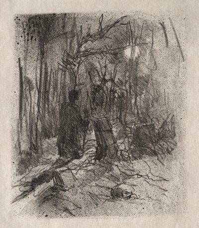 The Cemetery of Busk by Henri de Toulouse-Lautrec