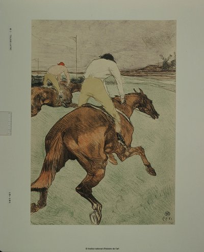 The Jockey [proof b] by Henri de Toulouse-Lautrec