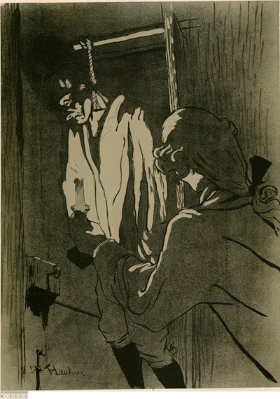 The Hanged Man (1st Plate) by Henri de Toulouse-Lautrec
