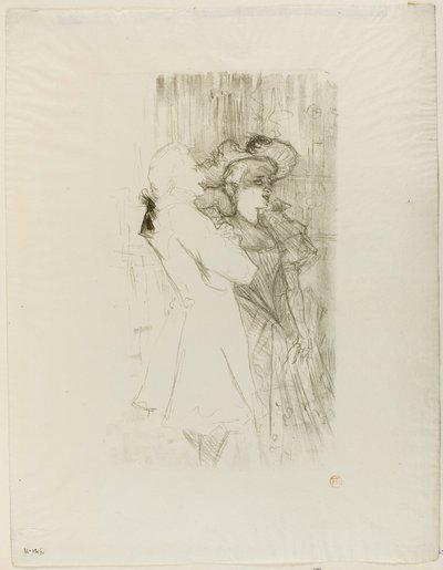 Lender and Auguez in La Chanson de Fortunio by Henri de Toulouse-Lautrec