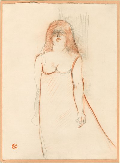 Mademoiselle Cocyte by Henri de Toulouse-Lautrec