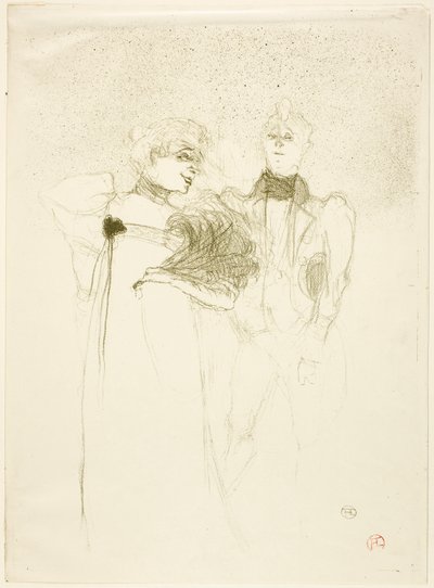 Mademoiselle Lender, in Madam Satan by Henri de Toulouse-Lautrec