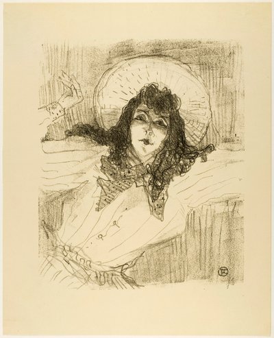 May Belfort, from Treize Lithographies by Henri de Toulouse-Lautrec