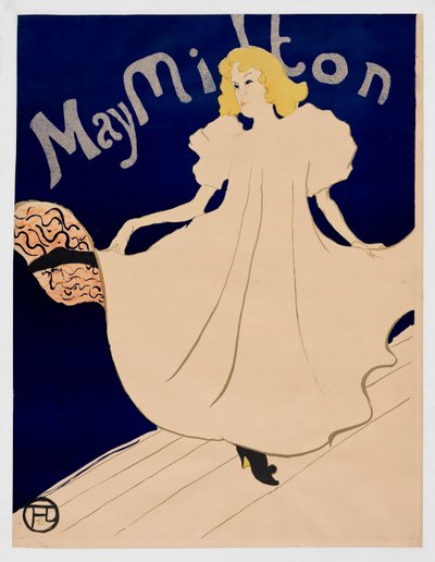 May Milton by Henri de Toulouse-Lautrec