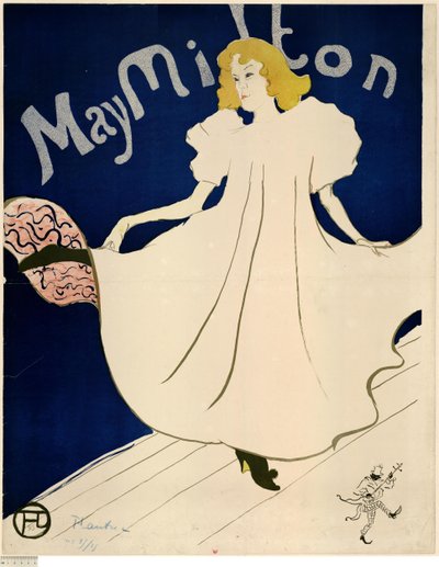 May Milton by Henri de Toulouse-Lautrec