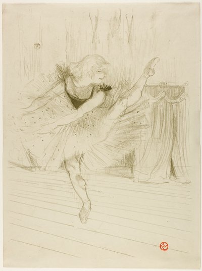 Miss Ida Heath, English Dancer by Henri de Toulouse-Lautrec