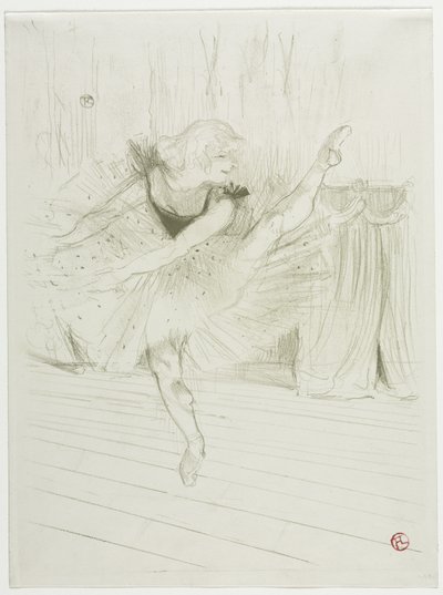 Miss Ida Heath, English Dancer by Henri de Toulouse-Lautrec