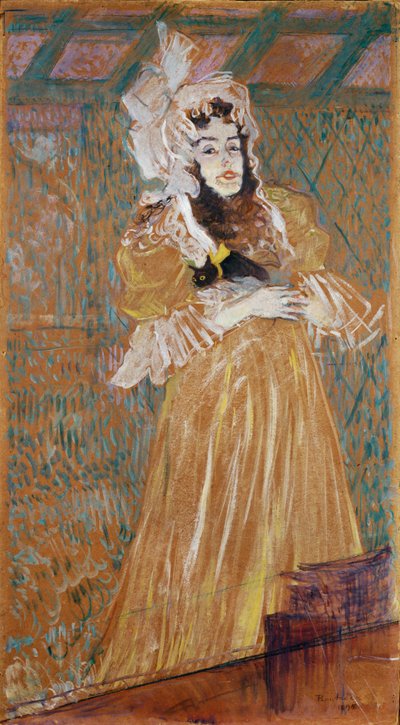 Miss May Belfort, Entertainer by Henri de Toulouse-Lautrec
