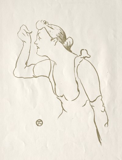 Paula Brébion by Henri de Toulouse-Lautrec