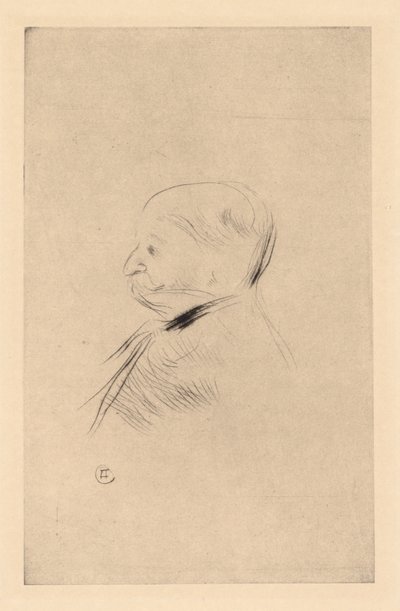 Portrait of a Man by Henri de Toulouse-Lautrec