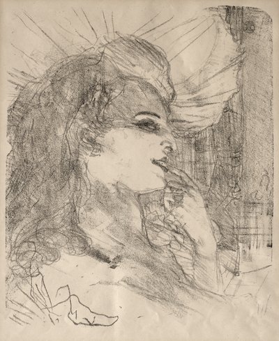 Portraits of Actors and Actresses: Thirteen Lithographs: Anna Held by Henri de Toulouse-Lautrec