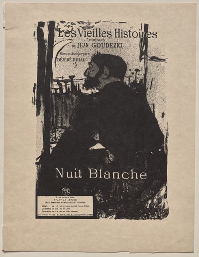 Sleepless Night by Henri de Toulouse-Lautrec