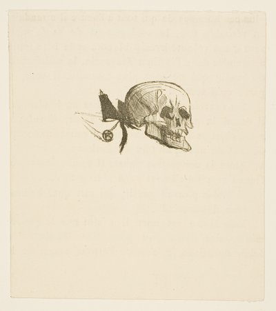 Tailpiece from Au Pied du Sinai by Henri de Toulouse-Lautrec