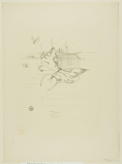 The Butterflies, from Mélodies de Désiré Dihau by Henri de Toulouse-Lautrec