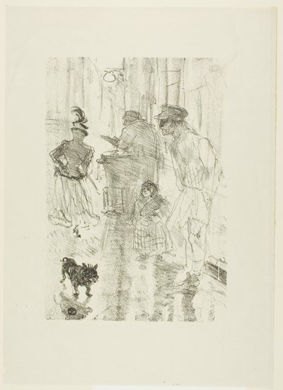 The Chestnut Vendor by Henri de Toulouse-Lautrec