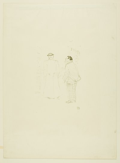 The Head Salesman at Jourdan and Brown by Henri de Toulouse-Lautrec