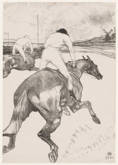 The Jockey by Henri de Toulouse-Lautrec