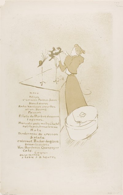 The Milliner, Renée Vert by Henri de Toulouse-Lautrec