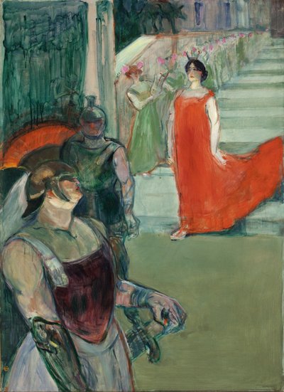 The Opera "Messalina" at Bordeaux by Henri de Toulouse-Lautrec