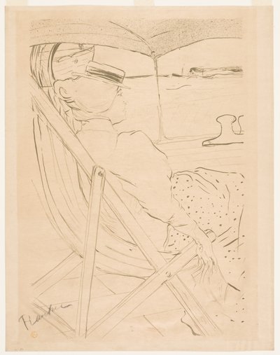 The Passenger of 54 by Henri de Toulouse-Lautrec