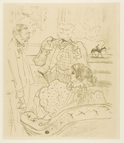 The Pledge by Henri de Toulouse-Lautrec