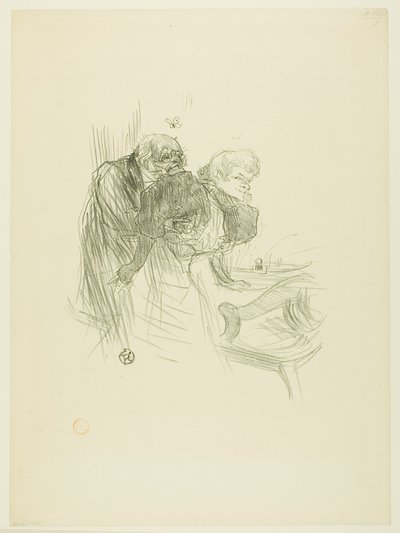 The Prayer of the Polish Jews, from Au Pied du Sinaï by Henri de Toulouse-Lautrec